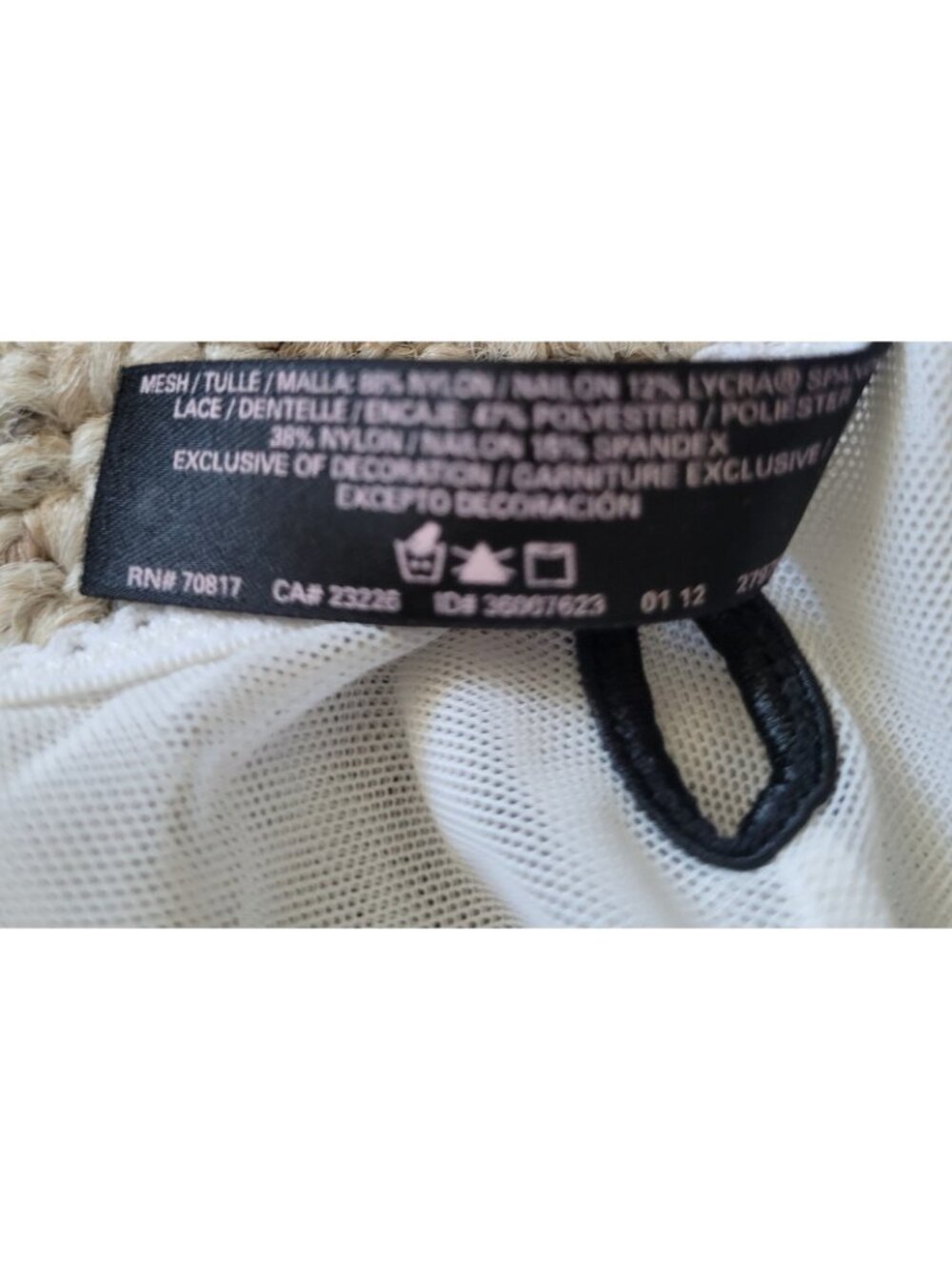 Victoria’s Secret Very Sexy Floral Bra & Panty Set 34D Medium Push Up Bra Lace - Picture 15 of 16